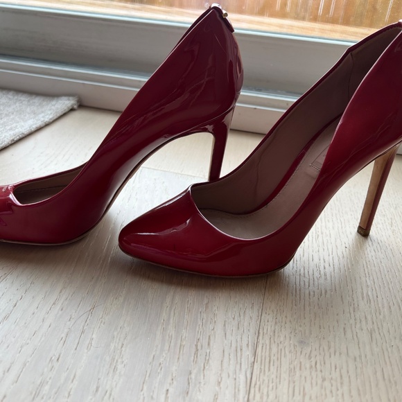Red Patent Leather Hugo Boss Pumps - Picture 2 of 5
